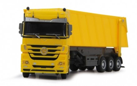 RC sklápač Mercedes-Benz Actros, žlutá