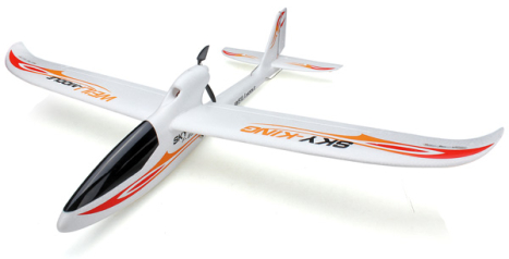 RC lietadlo Sky King F959, oranžová + náhradná batéria