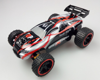 RC Truggy 1:18, červená