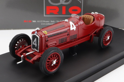 Rio-models Alfa romeo P3 Tipo B N 4 2nd Circuito Di Modena 1934 Achille Varzi 1:43 Červená