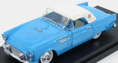 Rio-models Ford usa Thunderbird Spider Soft-top 1956 1:43 Light Blue White