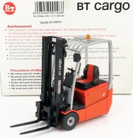 Ros-model Bt cargo B316 Carrello Elevatore Verticale - Vertikálny zberač objednávok 3 kolieska 1:23 Black Orange