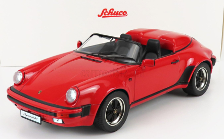 Schuco Porsche 911 Speedster Cabriolet Otvorený 1989 1:12 Červená