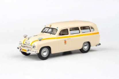 Abrex Škoda 1201 (1956) 1:43 – sanitka – záchranka Brno