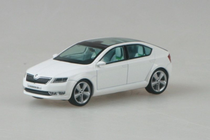 Abrex Škoda Vision D Concept (2011) 1:43 – biela candi uni