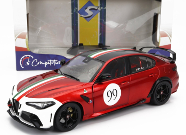 Solido Alfa romeo Giulia Gtam N 99 Racing 2022 1:18 Alfa červená biela