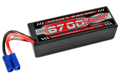 Sport Racing 50C - 6700mAh - 3S - 11,1V - EC-5 - Hardcase