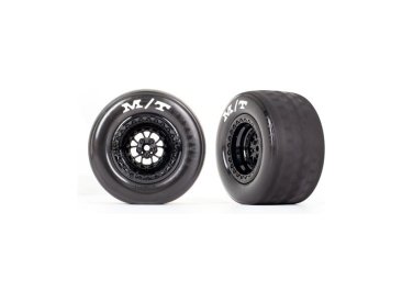 Traxxas koleso, Weld disc lesklá čierna (zadné) (2)