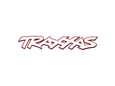 Traxxas PVC nálepka biela 48x10cm