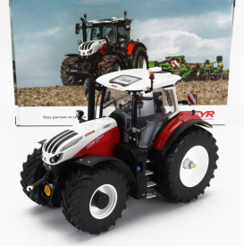 Universal hobbies Steyr 6280 Absolut Cvt Tractor 2022 1:32 červená biela