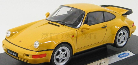 Welly Porsche 911 964 Turbo 1990 1:18 žltá