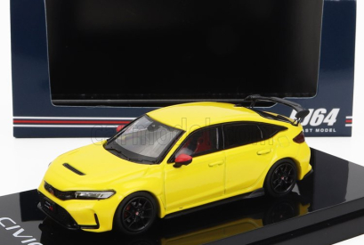 Zapaľovanie-model Honda Civic Type-r (fl5) 2020 1:64 Žltá