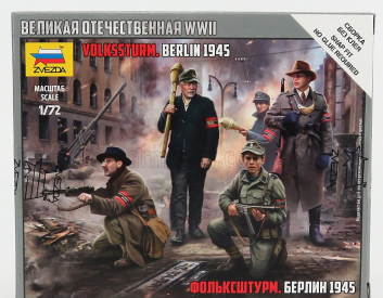 Zvezda Figúrky Soldati - Vojaci Vojenský Berlín 1945 1:72 /