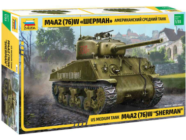 Zvezda M4A2(76)W Sherman (1:35)