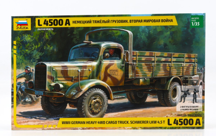 Zvezda Mercedes Benz L4500f Truck Military 1944 1:35 /