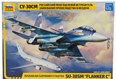 Zvezda Suchoj Su-30sm Flanker C Lietadlo - Caccia Bombardiere 1:72 Military