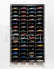 Atlantic Vetrina display box Espositore - Pre 60 Cars 1/64 Lungh.lenght Cm 46.0 X Largh.width Cm 8.0 X Alt.height Cm 78.0 (altezza Utile Tra I Ripiani Cm 4.5 Inner Height Among Shelves) 1:64 Plastic Display