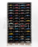 Atlantic Vetrina display box Espositore - Pre 60 Cars 1/64 Lungh.lenght Cm 46.0 X Largh.width Cm 8.0 X Alt.height Cm 78.0 (altezza Utile Tra I Ripiani Cm 4.5 Inner Height Among Shelves) 1:64 Plastic Display