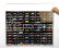 Atlantic Vetrina display box Espositore - Pre 96 Cars 1/64 Lungh.lenght Cm 88.0 X Largh.width Cm 8.0 X Alt.height Cm 63.0 (altezza Utile Tra I Ripiani Cm 4.5 Inner Height Among Shelves) 1:64 Plastic Display