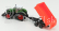 Bburago Fendt Vario 1000 Tractor With Trailer 2016 1:50 zeleno-sivo-červená