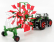 Bburago Fendt Vario 1050 Tractor With Whirl Rake Trailer 2016 1:50 zeleno-sivo-červená