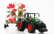 Bburago Fendt Vario 1050 Tractor With Whirl Rake Trailer 2016 1:50 zeleno-sivo-červená