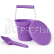 Bigjigs Toys Frisbee Purple Lavender