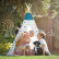 Bigjigs Toys Teepee viacfarebné