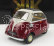 BMW Isetta 1959 v mierke 1:12 tmavo červená