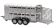 Britains Ifor Livestock Trailer - Trasporto Animali Bestiame 1:32 Silver White