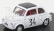 Brumm Fiat 500 595 Abarth N 34 Víťaz Criterium Apertura Monza 1964 Franco Patria 1:43 Biela