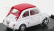 Brumm Fiat 500 595ss Abarth 1964 1:43 Biela červená