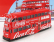 Corgi Blackpool Decker Double Tram Bus Coca-cola Open Happiness 1934 1:76 červená biela