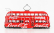 Corgi Blackpool Decker Double Tram Bus Coca-cola Open Happiness 1934 1:76 červená biela