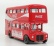 Corgi Routemaster Rml 2757 Autobus Londýn Coca-cola 1956 1:64 Červená biela