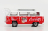 Corgi Volkswagen T1 Minibus Coca-cola so surfovacím doskou 1961 1:43 Bielo-červený