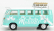 Corgi Volkswagen T1 Minibus Just Married 1961 1:43 Light Blue White