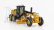 Dm-models Caterpillar Cat12m3 Ruspa Livellatrice Gommata - škrabací traktor, motorový grejder 1:87 žltá čierna