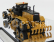 Dm-models Caterpillar Cat24m Ruspa Livellatrice Gommata - škrabací traktor, motorový grejder 1:125 žltá čierna