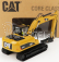 Dm-models Caterpillar Cat320d Escavatore Cingolato - Traktor Hydraulické rýpadlo Škrabka s kladivom 1:50 žltá čierna