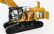 Dm-models Caterpillar Cat352 Escavatore Cingolato - Ultra High Demolition Hydraulic Excavator 1:50 Yellow Black