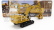 Dm-models Caterpillar Cat395 Escavatore Cingolato - traktor novej generácie Hydraulický škrabák - univerzálna verzia 1:50 žltá čierna