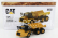 Dm-models Caterpillar Cat745 Cassone Ribaltabile Cava 3-assi - kĺbový nákladný automobil 1:125 žltá čierna