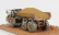 Dm-models Caterpillar Cat745 Cassone Ribaltabile Cava 3-assi - Zvetraný kĺbový nákladný automobil 1:50 žltá čierna