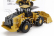 Dm-models Caterpillar Cat982xe Ruspa Gommata - škrabací traktor - kolesový nakladač 1:50 žltá čierna