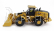 Dm-models Caterpillar Cat982xe Ruspa Gommata - škrabací traktor - kolesový nakladač 1:50 žltá čierna