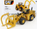 Dm-models Caterpillar Cat994k Ruspa Gommata - škrabací traktor kolesový nakladač s drapákom na kmene 1:50 žltá čierna