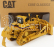 Dm-models Caterpillar Catd11r Dozer Ruspa Cingolata - škrabací traktor 1:50 žltá čierna