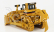 Dm-models Caterpillar Catd11r Dozer Ruspa Cingolata - škrabací traktor 1:50 žltá čierna