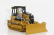 Dm-models Caterpillar Catd3 Dozer Ruspa Cingolata - škrabací traktor 1:50 žltá čierna